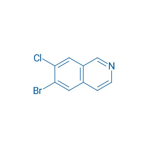 6-Bromo-7-chloroisoquinoline 250mg