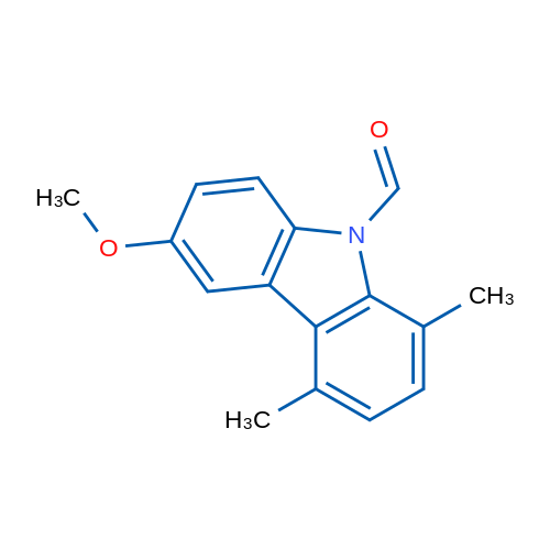6-Methoxy-1,4-dimethyl-9H-carbazole-9-carbaldehyde 1g