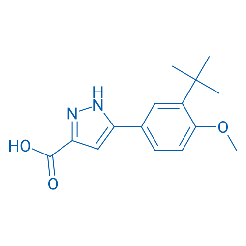 5-(3-(tert-Butyl)-4-methoxyphenyl)-1H-pyrazole-3-carboxylic acid 1g