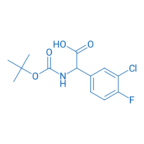 2-((tert-Butoxycarbonyl)amino)-2-(3-chloro-4-fluorophenyl)acetic acid 1g