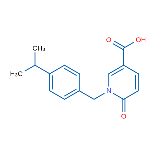 1-(4-Isopropylbenzyl)-6-oxo-1,6-dihydropyridine-3-carboxylic acid 1g