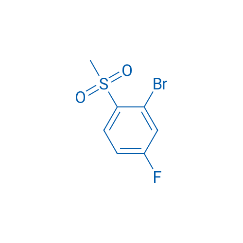 2-Bromo-4-fluoro-1-(methylsulfonyl)benzene 100mg