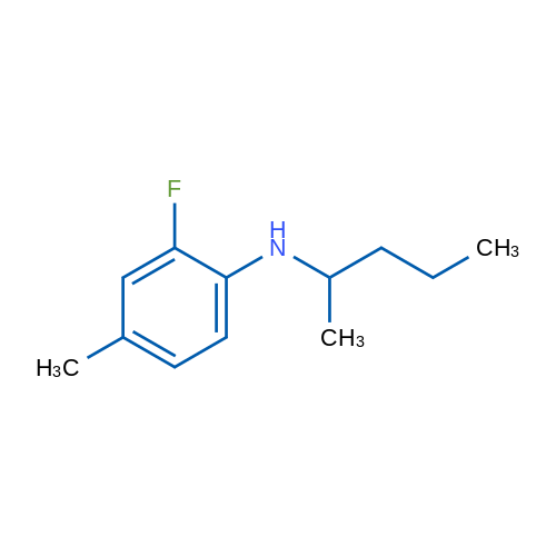 2-Fluoro-4-methyl-N-(pentan-2-yl)aniline 1g
