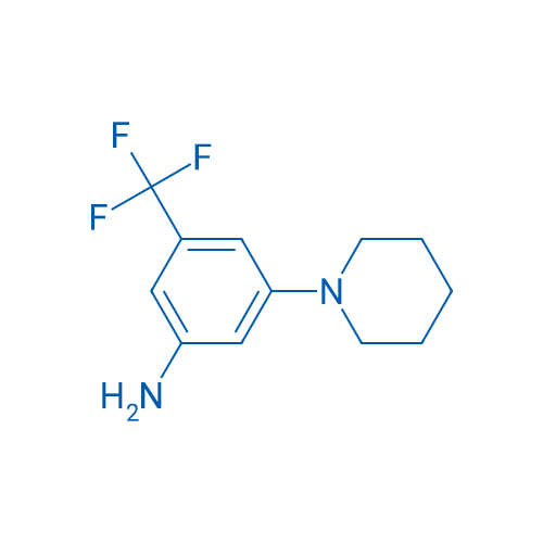 3-(Piperidin-1-yl)-5-(trifluoromethyl)aniline 250mg
