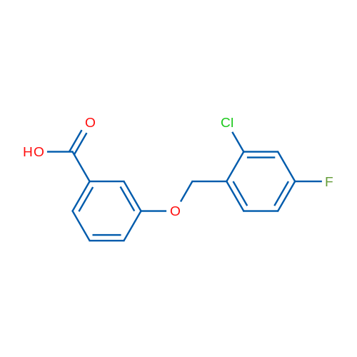 3-((2-Chloro-4-fluorobenzyl)oxy)benzoic acid 5g