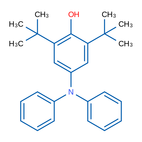2,6-Di-tert-butyl-4-(diphenylamino)phenol 1g