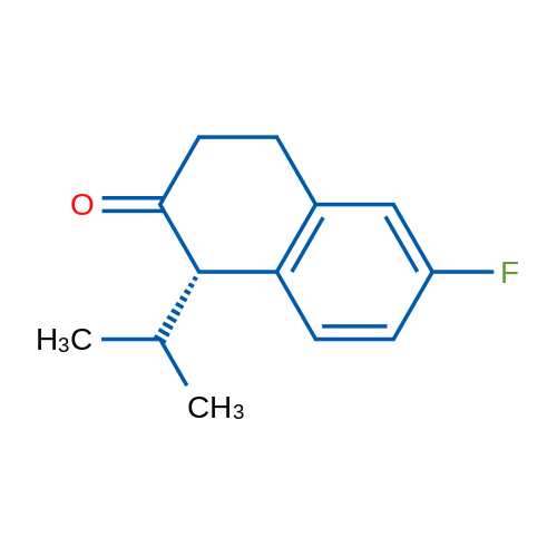 (S)-6-Fluoro-1-isopropyl-3,4-dihydronaphthalen-2(1H)-one 1g