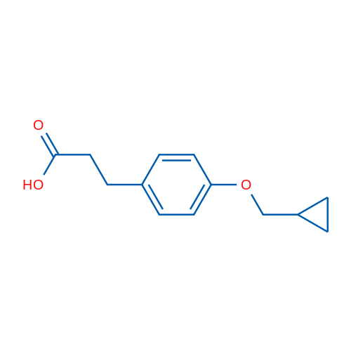 3-(4-Cyclopropylmethoxy-phenyl)-propionic acid 250mg
