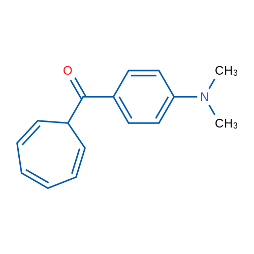 Cyclohepta-2,4,6-trien-1-yl(4-(dimethylamino)phenyl)methanone 1g