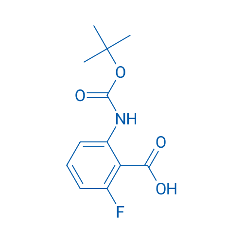 2-((tert-Butoxycarbonyl)amino)-6-fluorobenzoic acid 250mg