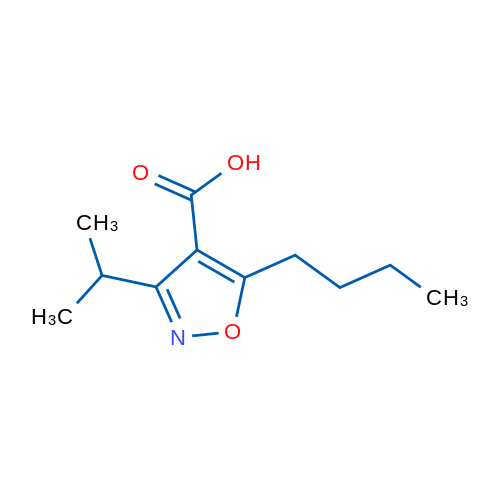 5-Butyl-3-isopropylisoxazole-4-carboxylic acid 1g