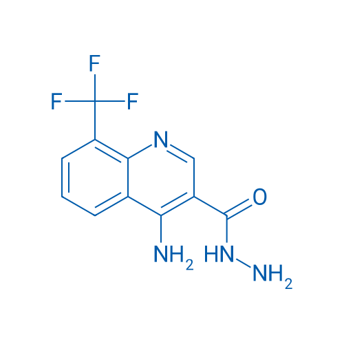 4-Amino-8-(trifluoromethyl)quinoline-3-carbohydrazide 1g