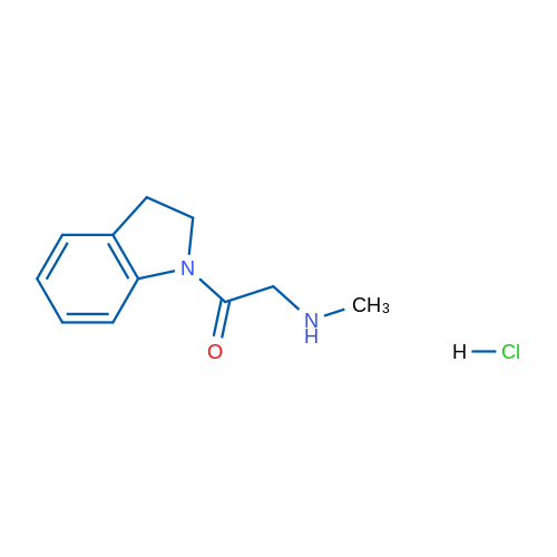 1-(Indolin-1-yl)-2-(methylamino)ethanone hydrochloride 1g