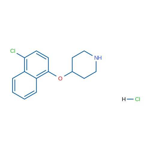4-((4-Chloronaphthalen-1-yl)oxy)piperidine hydrochloride 5g