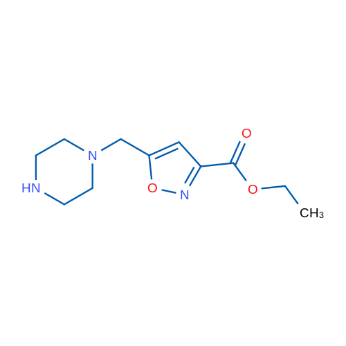 Ethyl 5-(piperazin-1-ylmethyl)isoxazole-3-carboxylate 5g