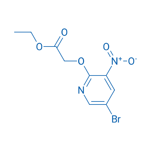 Ethyl 2-((5-bromo-3-nitropyridin-2-yl)oxy)acetate 250mg