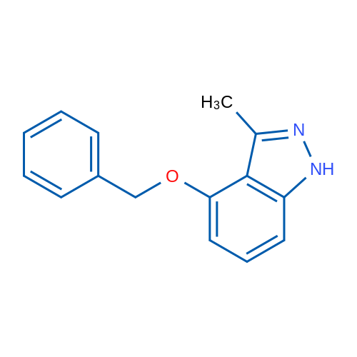 4-(Benzyloxy)-3-methyl-1H-indazole 250mg