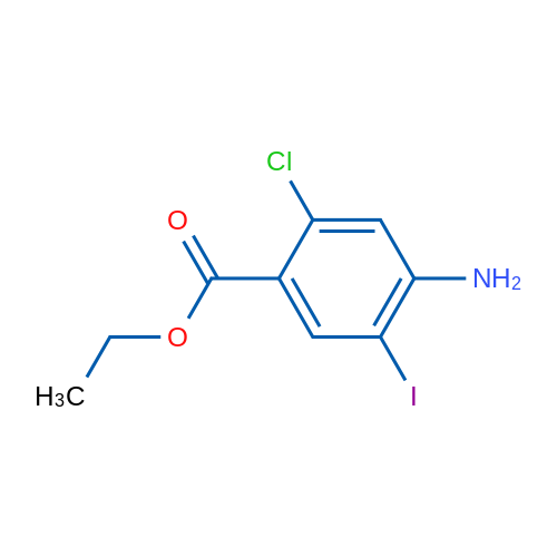 Ethyl 4-amino-2-chloro-5-iodobenzoate 1g