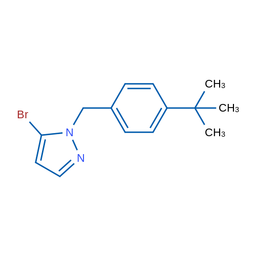 5-Bromo-1-(4-(tert-Butyl)benzyl)-1H-pyrazole 1g