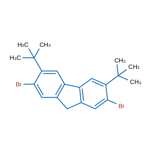 2,7-Dibromo-3,6-di-tert-butyl-9H-fluorene 1g