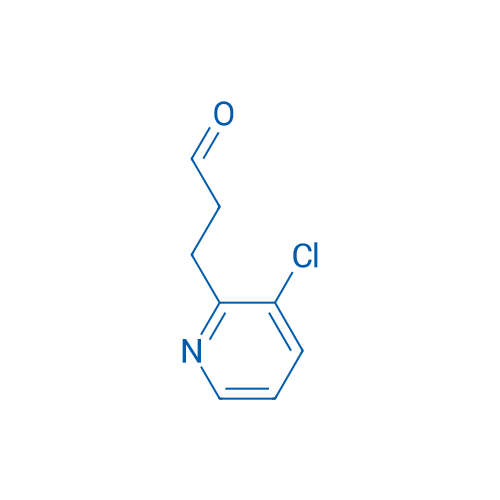 3-(3-Chloropyridin-2-yl)propanal 100mg