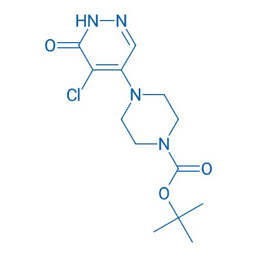 tert-Butyl 4-(5-chloro-6-oxo-1,6-dihydropyridazin-4-yl)piperazine-1-carboxylate 1g