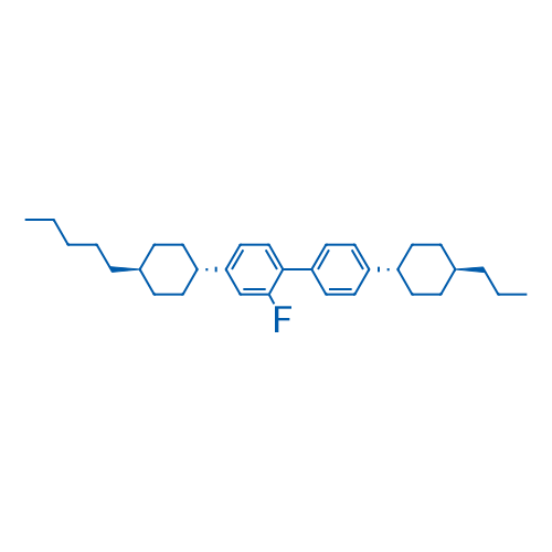 rel-2-Fluoro-4-((1s,4r)-4-pentylcyclohexyl)-4'-((1s,4r)-4-propylcyclohexyl)-1,1'-biphenyl 25g