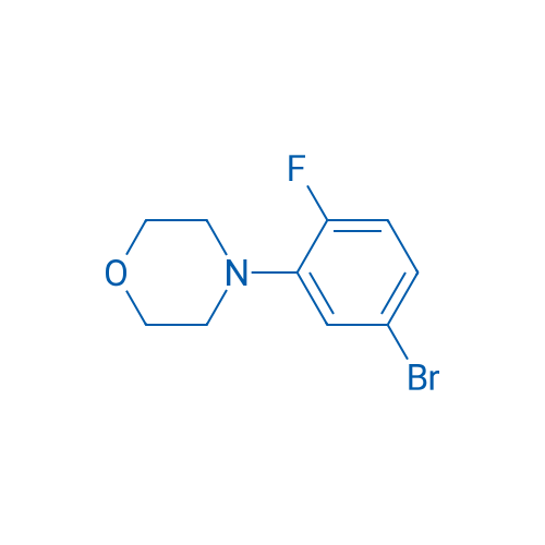 4-(5-bromo-2-fluorophenyl)morpholine 250mg
