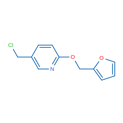 5-(Chloromethyl)-2-(furan-2-ylmethoxy)pyridine 1g