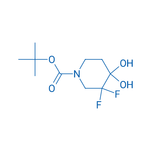 tert-Butyl 3,3-difluoro-4,4-dihydroxypiperidine-1-carboxylate 1g