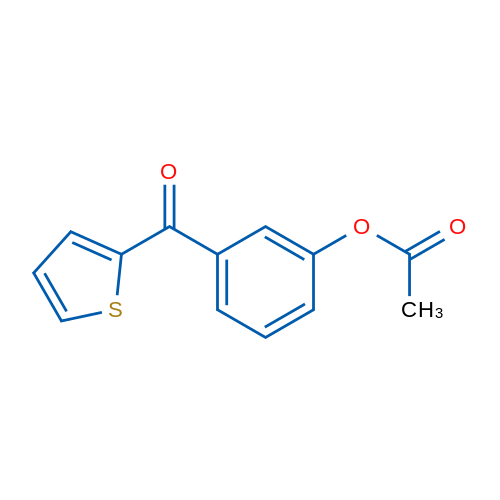 2-(3-Acetoxybenzoyl) thiophene 1g