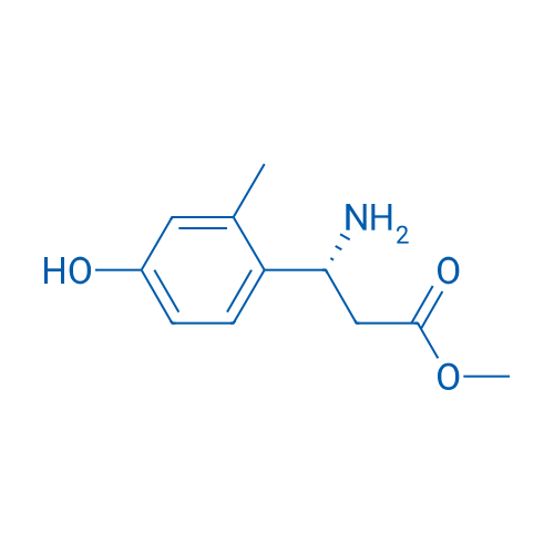 Methyl (3R)-3-amino-3-(4-hydroxy-2-methylphenyl)propanoate 250mg