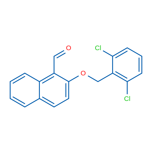 2-((2,6-Dichlorobenzyl)oxy)-1-naphthaldehyde 1g