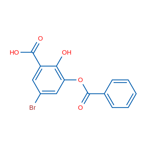 3-(Benzoyloxy)-5-bromo-2-hydroxybenzoic acid 1g