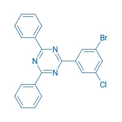 2-(3-Bromo-5-chlorophenyl)-4,6-diphenyl-1,3,5-triazine 25g