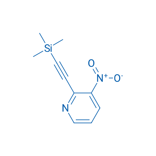3-Nitro-2-((trimethylsilyl)ethynyl)pyridine 1g