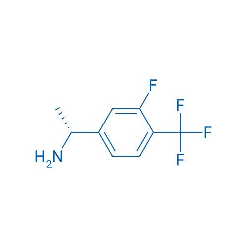 (R)-1-(3-Fluoro-4-(trifluoromethyl)phenyl)ethanamine 250mg