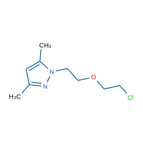 1-(2-(2-Chloroethoxy)ethyl)-3,5-dimethyl-1H-pyrazole 1g