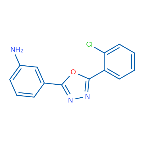 3-(5-(2-Chlorophenyl)-1,3,4-oxadiazol-2-yl)aniline 1g