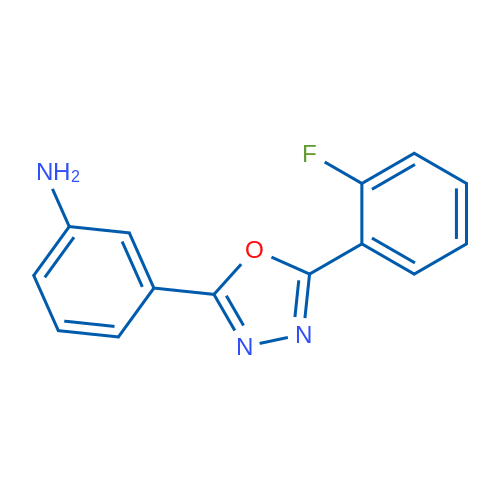 3-(5-(2-Fluorophenyl)-1,3,4-oxadiazol-2-yl)aniline 1g