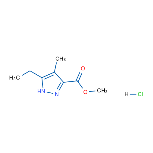 Methyl 5-ethyl-4-methyl-1H-pyrazole-3-carboxylate hydrochloride 1g