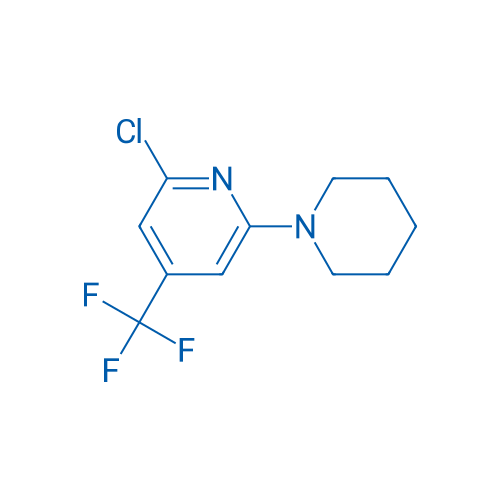 2-Chloro-6-(piperidin-1-yl)-4-(trifluoromethyl)pyridine 5g
