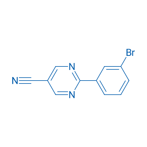 2-(3-Bromophenyl)pyrimidine-5-carbonitrile 1g