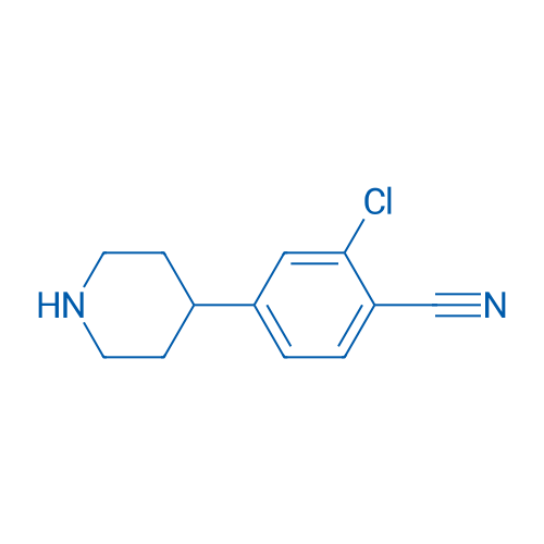 2-Chloro-4-(piperidin-4-yl)benzonitrile 1g