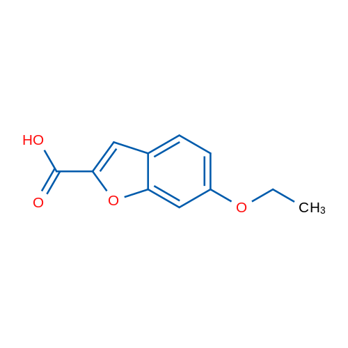6-Ethoxybenzofuran-2-carboxylic acid 1g