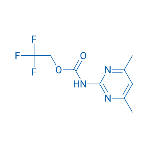2,2,2-Trifluoroethyl (4,6-dimethylpyrimidin-2-yl)carbamate 10g