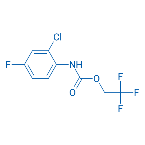 2,2,2-Trifluoroethyl N-(2-chloro-4-fluorophenyl)carbamate 1g