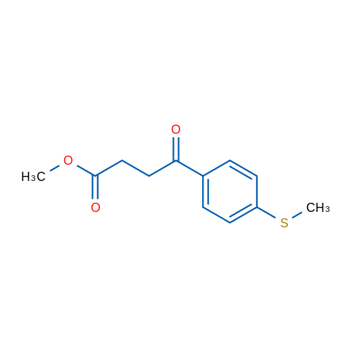 Methyl 4-(4-(methylthio)phenyl)-4-oxobutanoate 1g