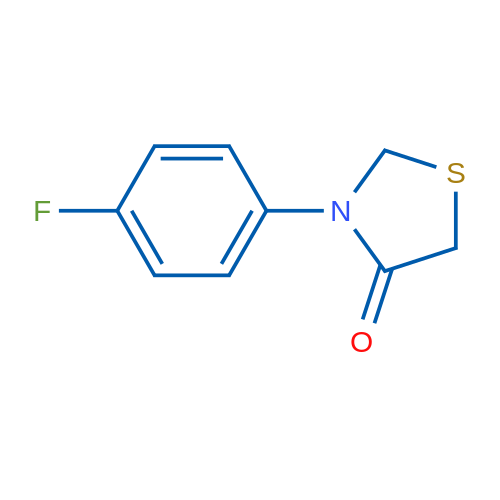 3-(4-Fluorophenyl)-1,3-thiazolidin-4-one 1g