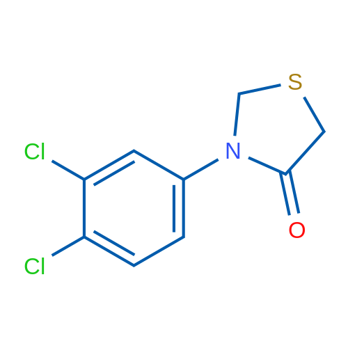3-(3,4-Dichlorophenyl)-1,3-thiazolidin-4-one 1g